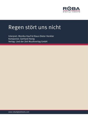 cover image of Regen stört uns nicht